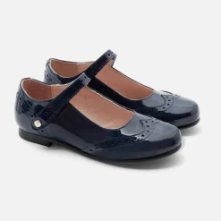 Jacadi Mary Janes, T-Straps And Ballet Flats|Girl patent leather Mary Janes Jacadi Navy