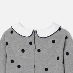 Jacadi Dresses And Skirts|Girl polka dot dress Jacadi Dark grey