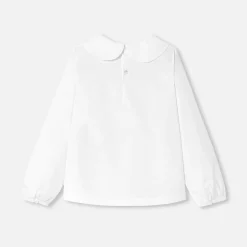 Jacadi Blouses And Shirts|Girl poplin blouse Jacadi White