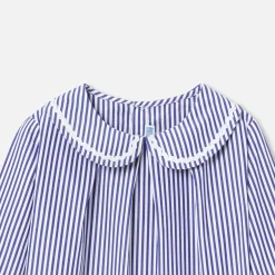 Jacadi Blouses And Shirts|Girl poplin blouse White/Blue