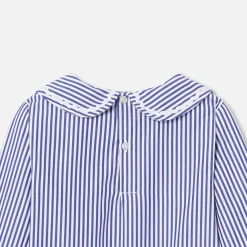 Jacadi Blouses And Shirts|Girl poplin blouse White/Blue