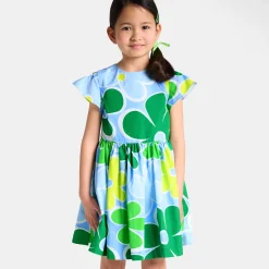Jacadi Dresses And Skirts|Girl poplin dress White/Multicolour