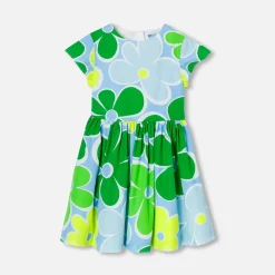 Jacadi Dresses And Skirts|Girl poplin dress White/Multicolour