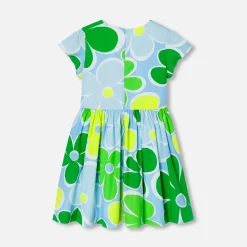 Jacadi Dresses And Skirts|Girl poplin dress White/Multicolour