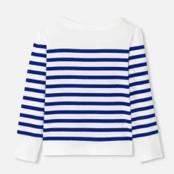 Jacadi T-Shirts, Polo Shirts|Girl sailor tee White/Blue
