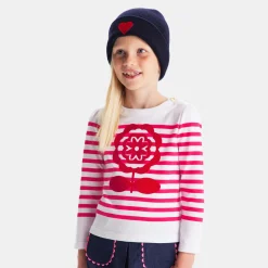 Jacadi T-Shirts, Polo Shirts|Girl sailor tee White/Pink