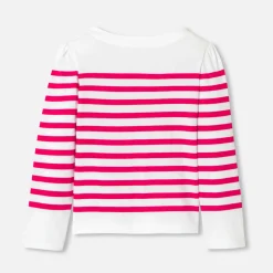 Jacadi T-Shirts, Polo Shirts|Girl sailor tee White/Pink
