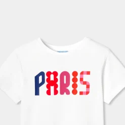 Jacadi T-Shirts, Polo Shirts|Girl short-sleeved T-shirt Jacadi White