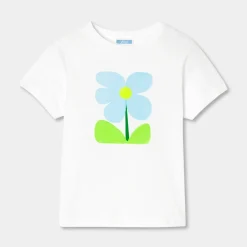 Jacadi T-Shirts, Polo Shirts|Girl short-sleeved T-shirt Jacadi White