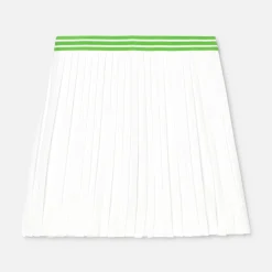 Jacadi Dresses And Skirts|Girl skirt with integrated shorty Jacadi White