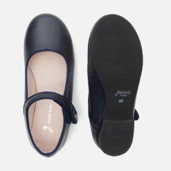 Jacadi Mary Janes, T-Straps And Ballet Flats|Girl smooth leather Mary Janes Jacadi Navy