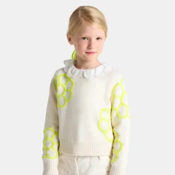 Jacadi Cardigans, Sweaters And Sweatshirts|Girl sweater Jacadi soft white