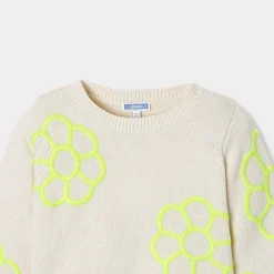 Jacadi Cardigans, Sweaters And Sweatshirts|Girl sweater Jacadi soft white