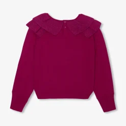Jacadi Cardigans, Sweaters And Sweatshirts|Girl sweater Cherry
