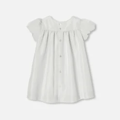 Jacadi Dresses|Girl taffeta dress Silver