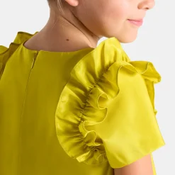 Jacadi Blouses And Shirts|Girl taffeta top Light Cherry