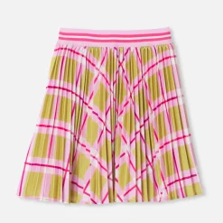 Jacadi Dresses And Skirts|Girl tartan skirt Mustard/Multicolour