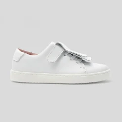 Jacadi Sneakers|Girl tennis shoes with removable tongue Jacadi White
