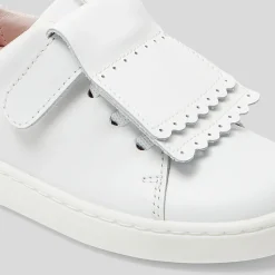 Jacadi Sneakers|Girl tennis shoes with removable tongue Jacadi White