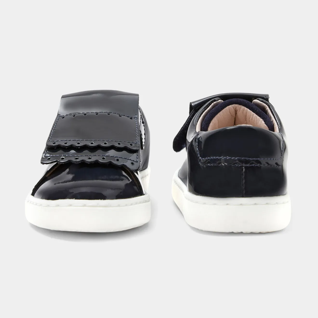 Jacadi Sneakers|Girl tennis shoes with removable tongue Jacadi Navy