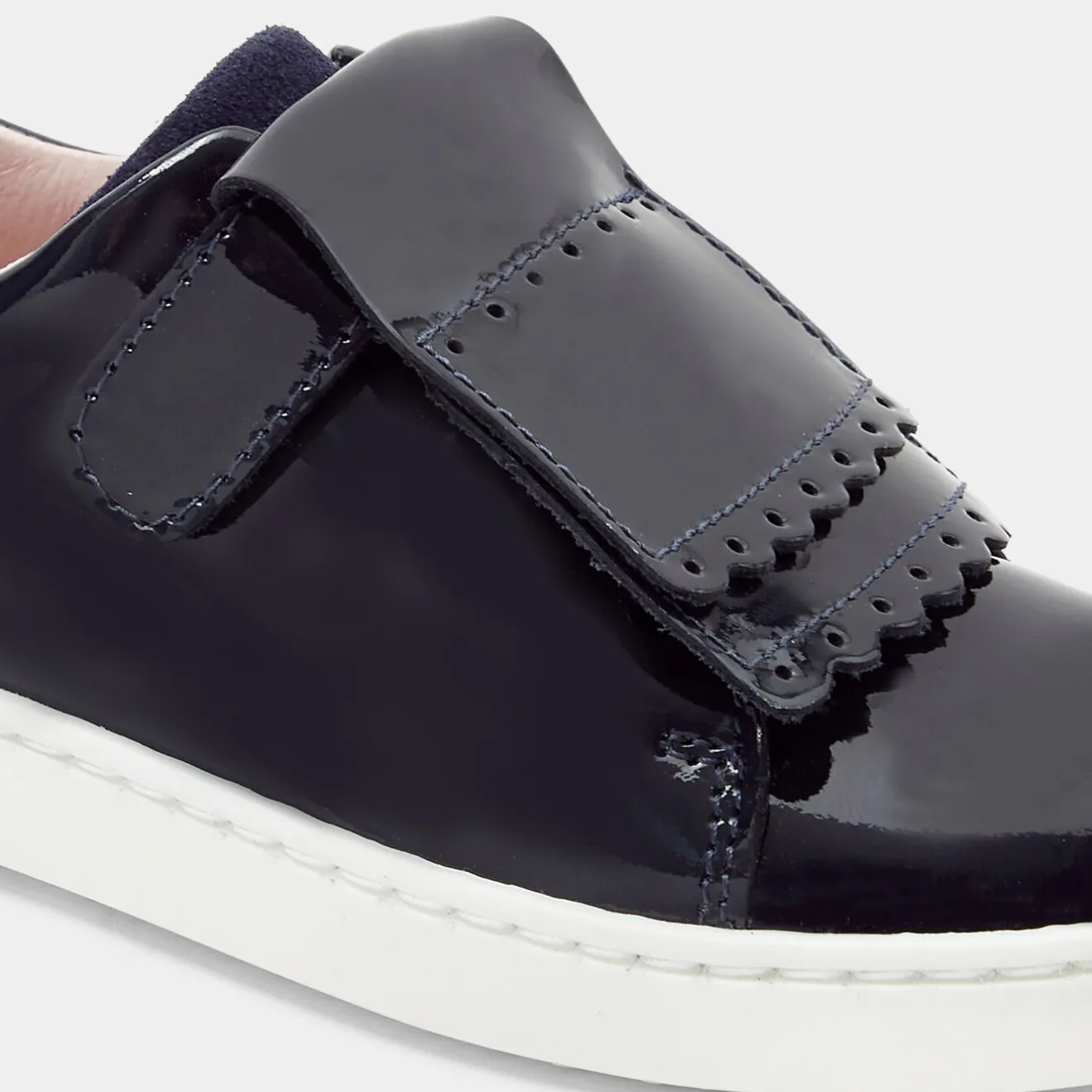 Jacadi Sneakers|Girl tennis shoes with removable tongue Jacadi Navy