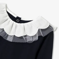 Jacadi T-Shirts, Polo Shirts|Girl T-shirt with a collar Jacadi Navy