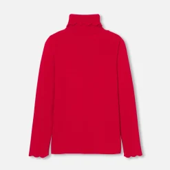 Jacadi Cardigans, Sweaters And Sweatshirts|Girl turtleneck sweater Jacadi Red