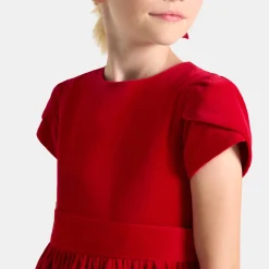 Jacadi Dresses And Skirts|Girl velvet dress Jacadi Red
