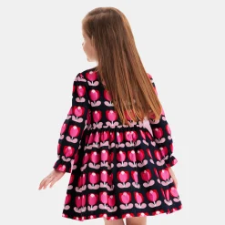 Jacadi Dresses And Skirts|Girl velvet dress Blue/Multicolour