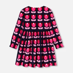 Jacadi Dresses And Skirts|Girl velvet dress Blue/Multicolour