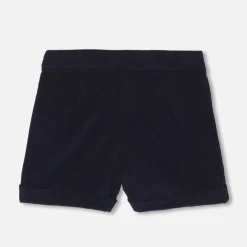 Jacadi Shorts And Rompers|Girl velvet shorts Jacadi Navy