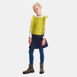 Jacadi Cardigans, Sweaters And Sweatshirts|Girl vest Mustard