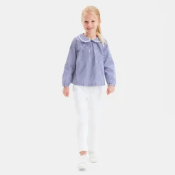 Jacadi Pants And Sweatpants|Girl wide-leg pants Jacadi White