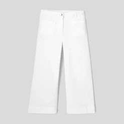 Jacadi Pants And Sweatpants|Girl wide-leg pants Jacadi White