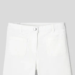 Jacadi Pants And Sweatpants|Girl wide-leg pants Jacadi White