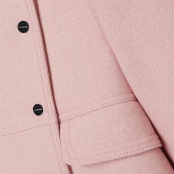 Jacadi Coats And Outerwear|Girl wool coat Heather Pink