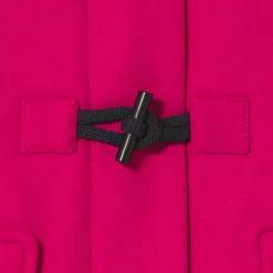 Jacadi Coats And Outerwear|Girl Coats & Puffer Jackets|Girl wool duffle-coat Grenadine Pink