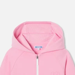 Jacadi Cardigans, Sweaters And Sweatshirts|Girl zip-up sweatshirt Soft Pink