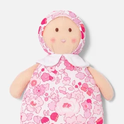Jacadi Plush And Activity Toys|Plush And Activity Toys|Josephine Liberty fabric rattle doll Pink/Multicolour