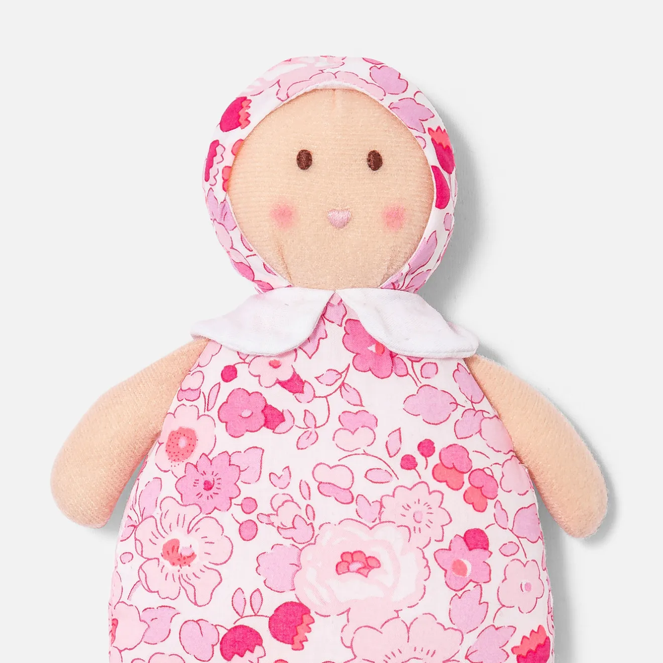 Jacadi Plush And Activity Toys|Plush And Activity Toys|Josephine Liberty fabric rattle doll Pink/Multicolour