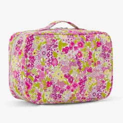 Jacadi Diaper Bags And Toiletry Bags|Diaper Bags And Toiletry Bags|Liberty fabric suitcase Pink/Multicolour
