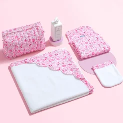 Jacadi Diaper Bags And Toiletry Bags|Diaper Bags And Toiletry Bags|Liberty fabric toiletry bag Pink/Multicolour