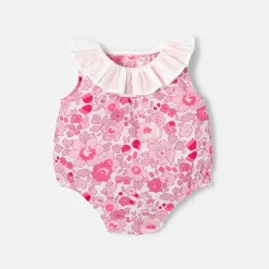 Jacadi Plush And Activity Toys|Plush And Activity Toys|Medium bunny romper Pink/Multicolour