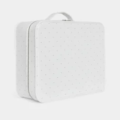 Jacadi Diaper Bags And Toiletry Bags|Diaper Bags And Toiletry Bags|Medium cotton baby suitcase Jacadi soft white