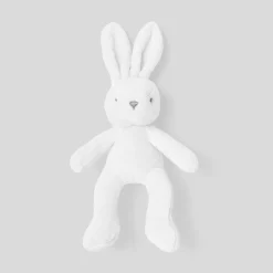 Jacadi Plush And Activity Toys|Plush And Activity Toys|Mini rabbit plush toy Jacadi White
