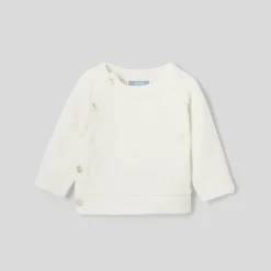 Jacadi Bloomers, Overalls And Sets|Jumpers, Sweatshirts And Cardigans|My First baby wrap sweater Jacadi soft white