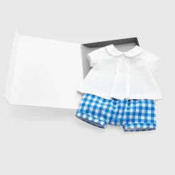 Jacadi Bloomers, Overalls And Sets|My First gingham set Blue/White