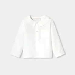 Jacadi Shirts|Oxford baby boy shirt Jacadi White