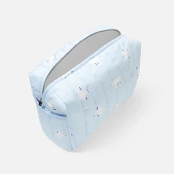 Jacadi Bath Towels And Bath Capes|Diaper Bags And Toiletry Bags|Padded toiletry bag White/Blue