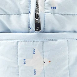 Jacadi Bath Towels And Bath Capes|Diaper Bags And Toiletry Bags|Padded toiletry bag White/Blue